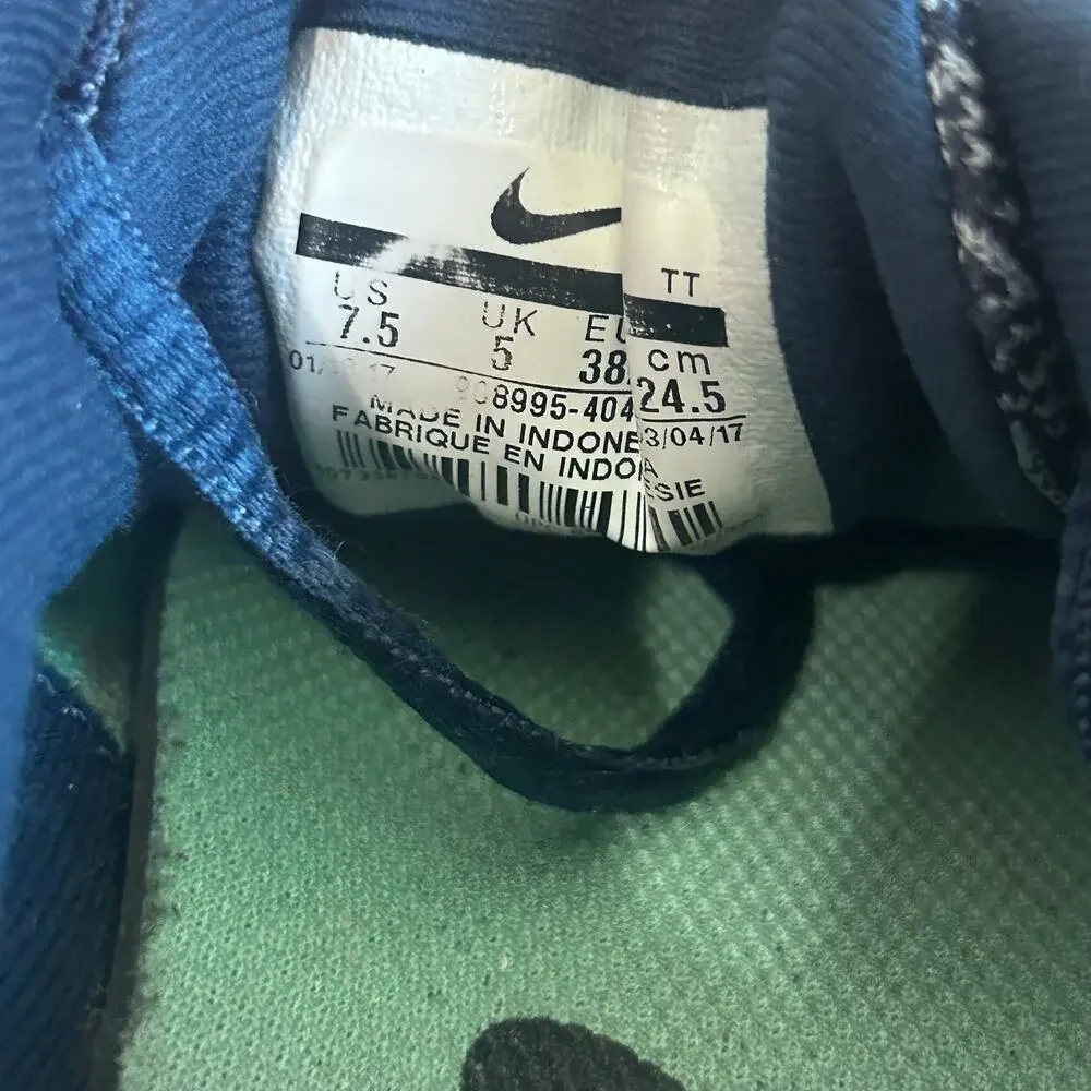 Nike Flex Contact (908995-404) Women’s Athletic Running Shoes Size 7.5 Blue